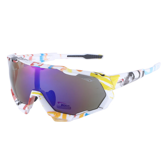 Coolook Shield Wrap Around Sunglasses Wholesale CL10553-1