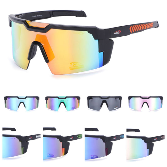 Coolook Shield Wrap Around Sunglasses Wholesale CL10971
