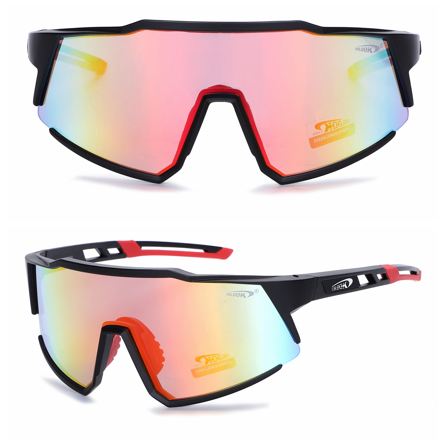 Coolook Sports Shield Wrap Sunglasses CL10997-1