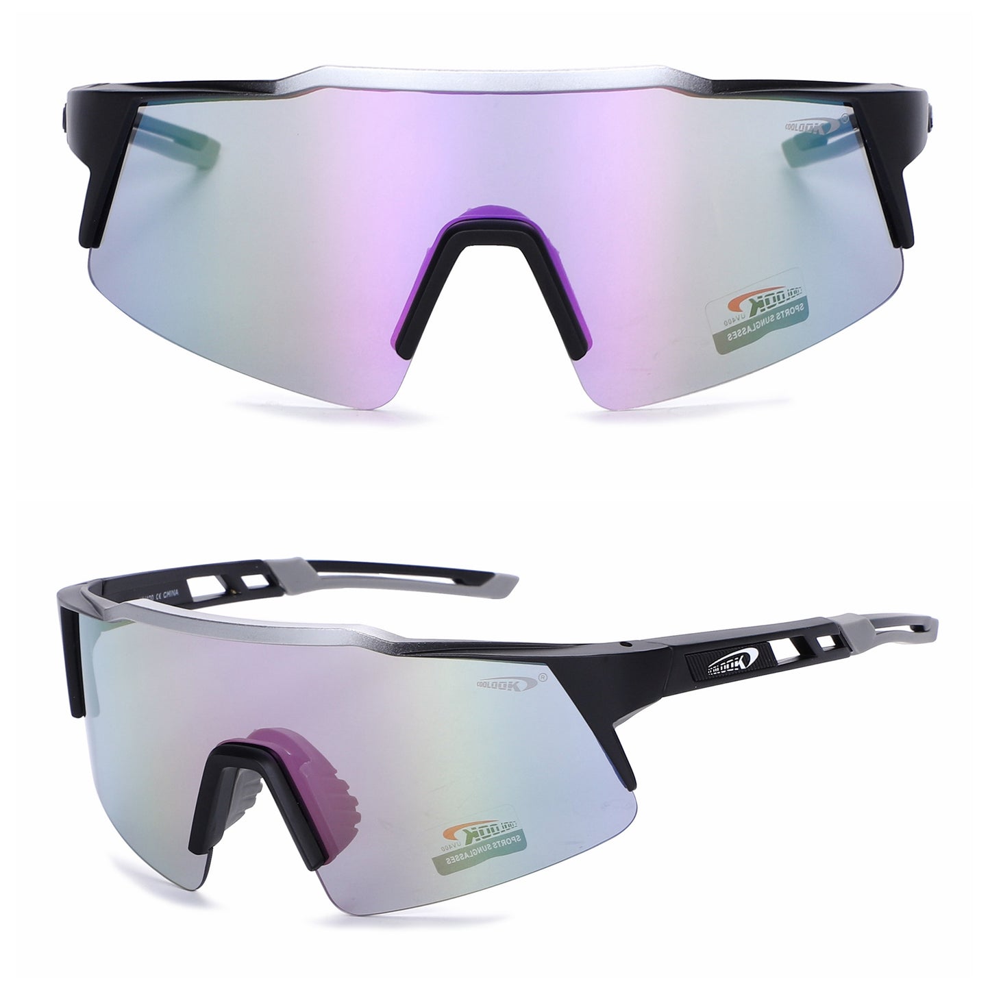 Coolook Wrap Around Men's Wholesale Sunglasses CL10999-1