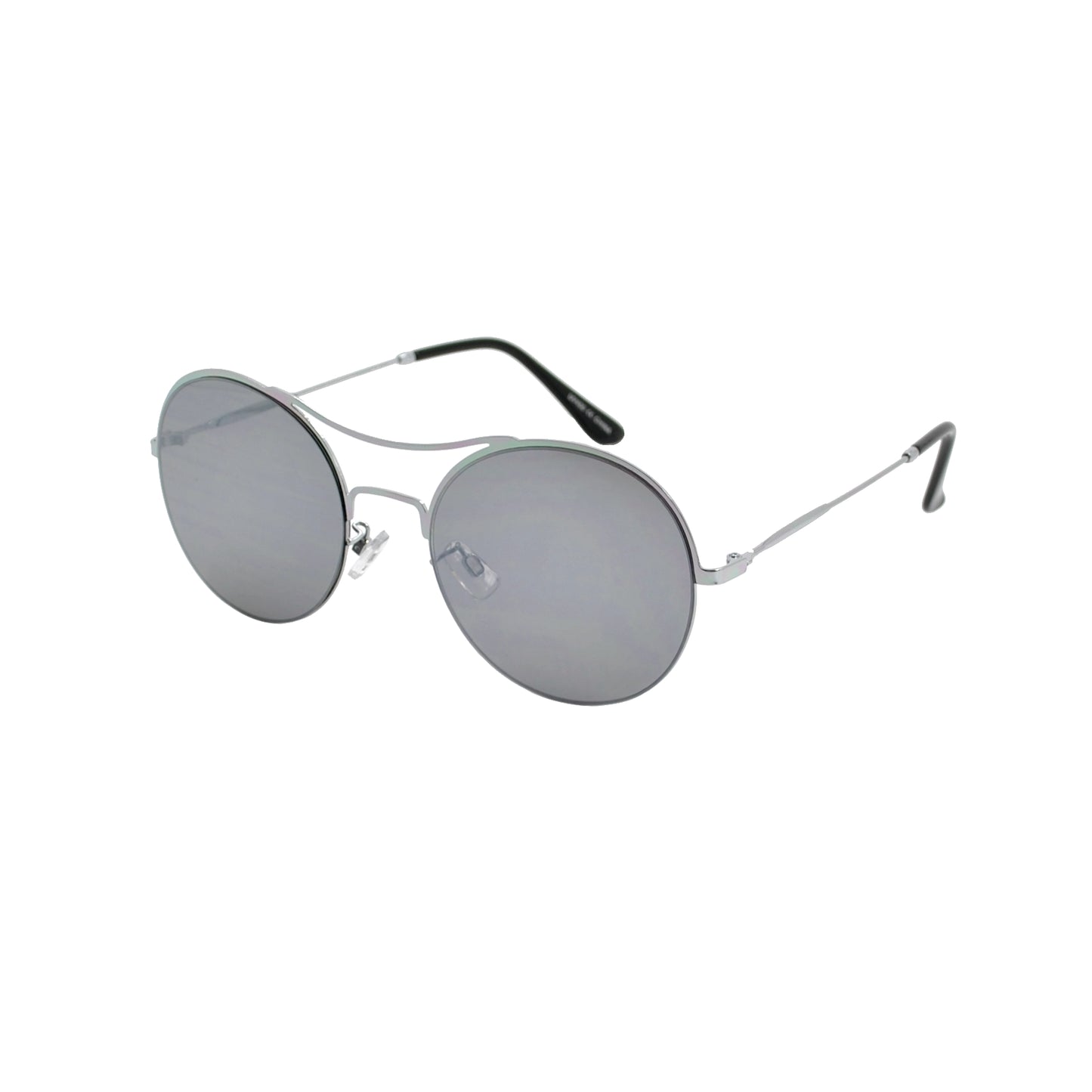 Premium Vintage Lightweight Metal Circle Frames with Arched Brow Bar HJ10109