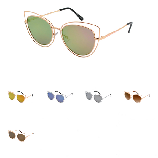 Designer-Style Butterfly Frames with Intricate Double-Frame Metal Design HJ10114