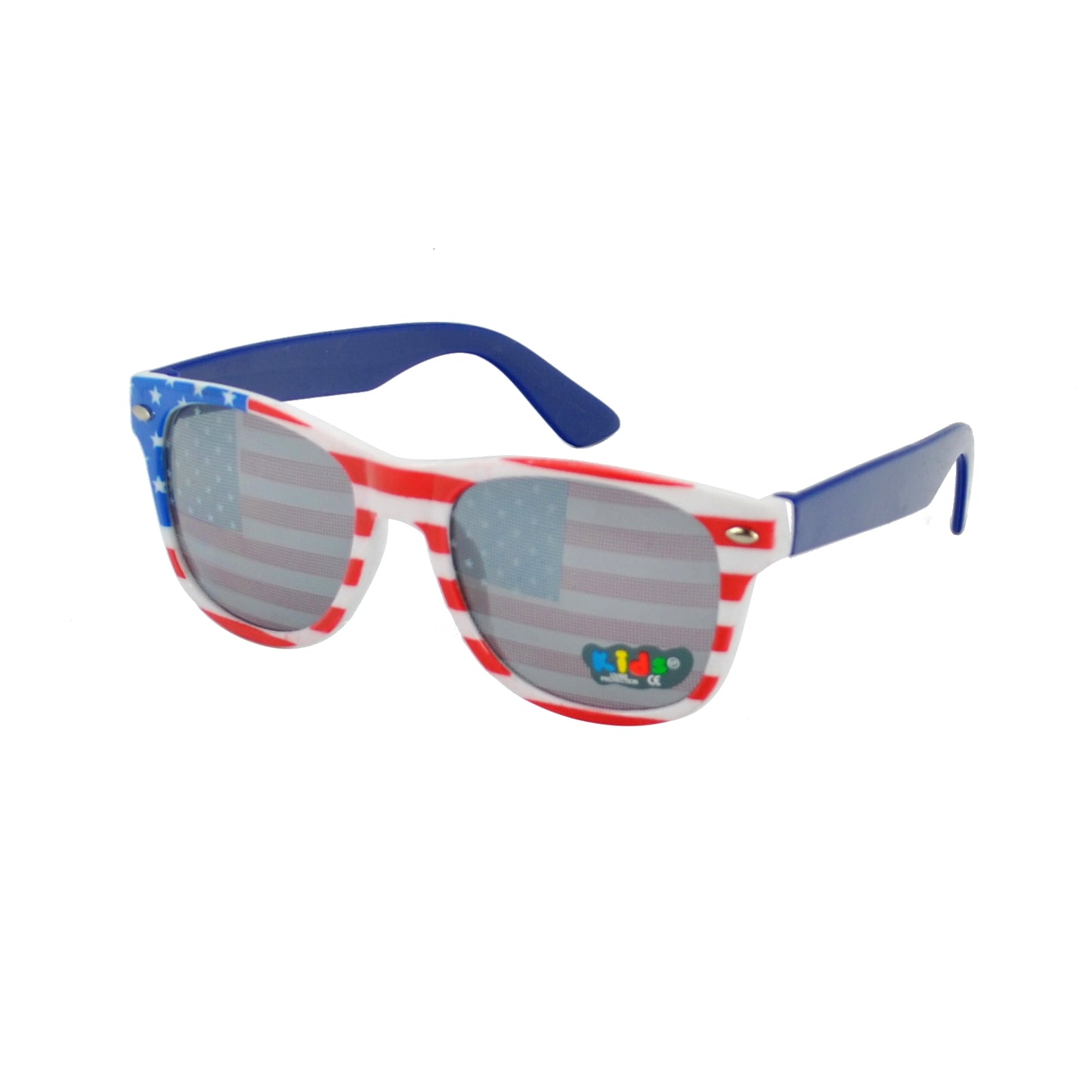 Kids USA Stars and Stripes Wayfarer Sunglasses for Boys and Girls K10039