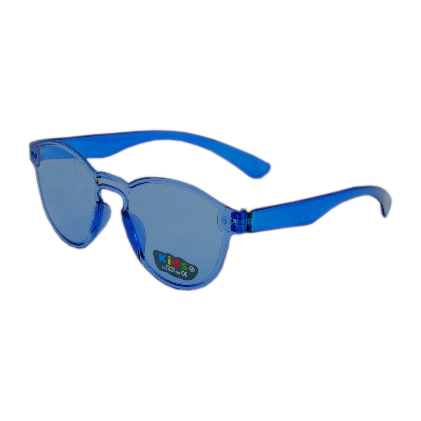 Kids' Rimless Translucent One-Piece Color Tinted Sunglasses K10319