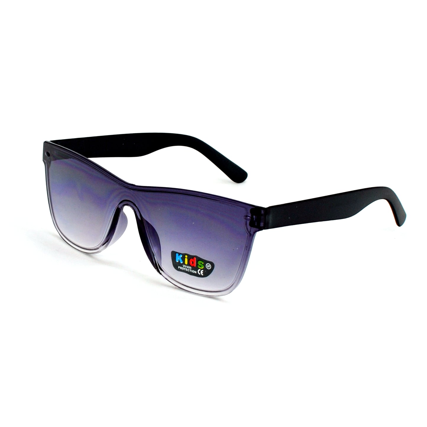 Kids Rimless Shield Sunglasses – UV400 Gradient Lens Oversized Sport Wrap Shades K10320