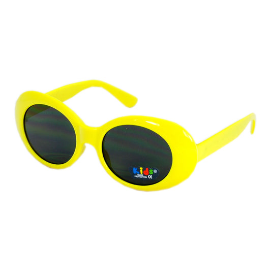 Kids' Vintage 90s Inspired Oval Sunglasses with UV400 Protection K10371