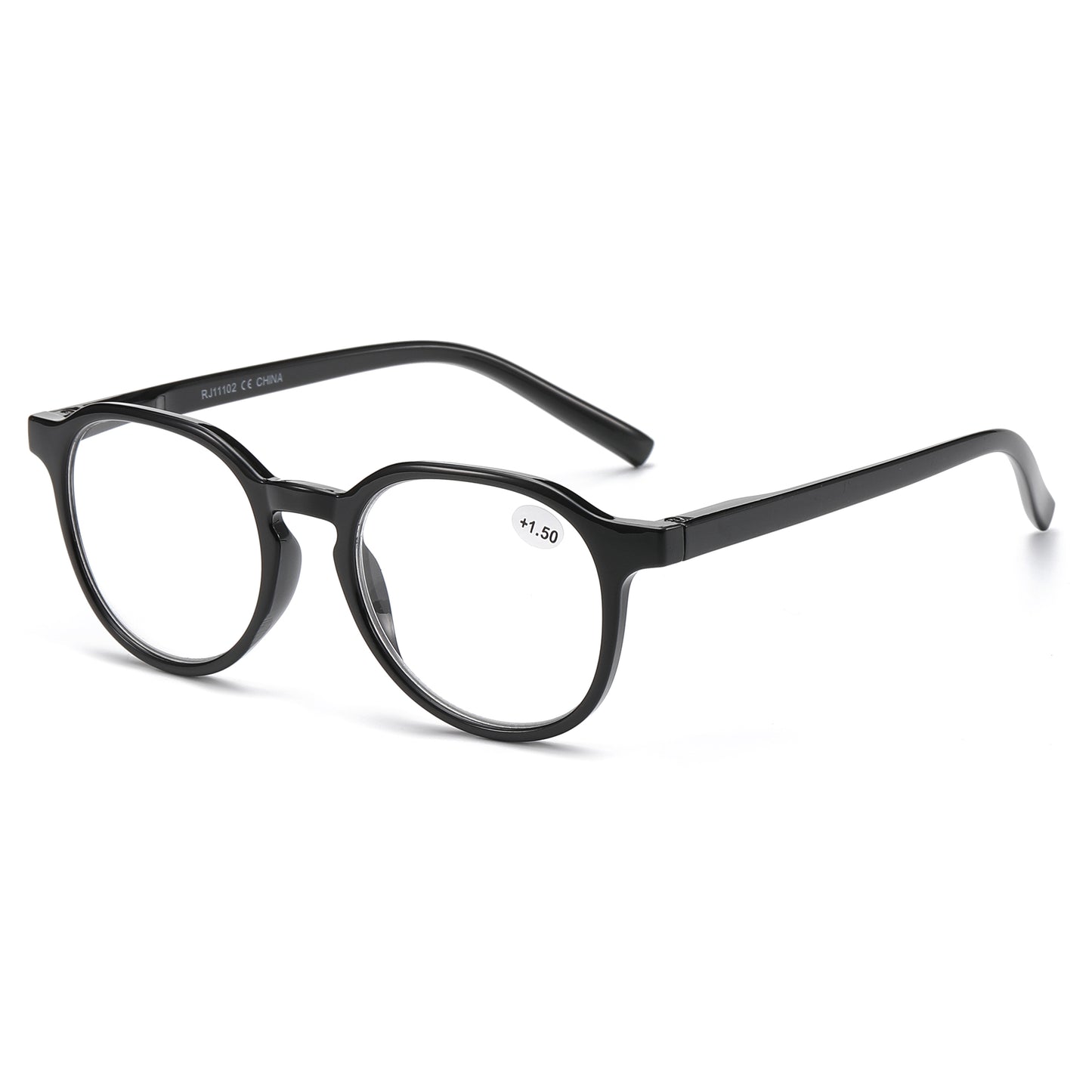 Retro Round Reading Glasses Lightweight Frame with Classic Keyhole Bridge Details RJ11102