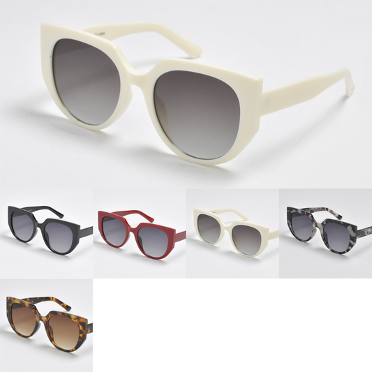 Women's Cats-Eye Fashion Sunglasses with Angular Frame SK10639