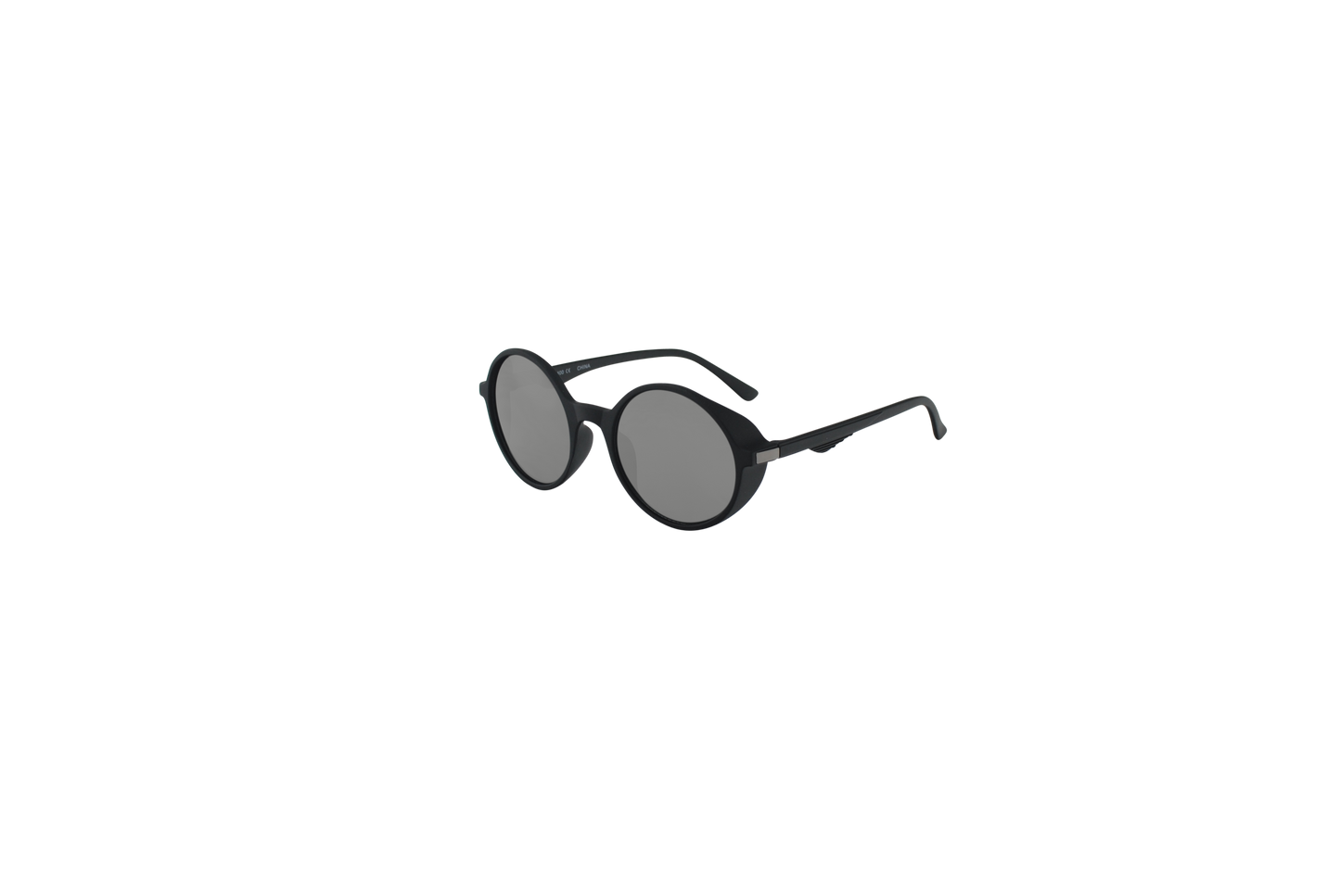 Retro Round Steampunk Sunglasses with Side Shields with UV400 Protection SS10533
