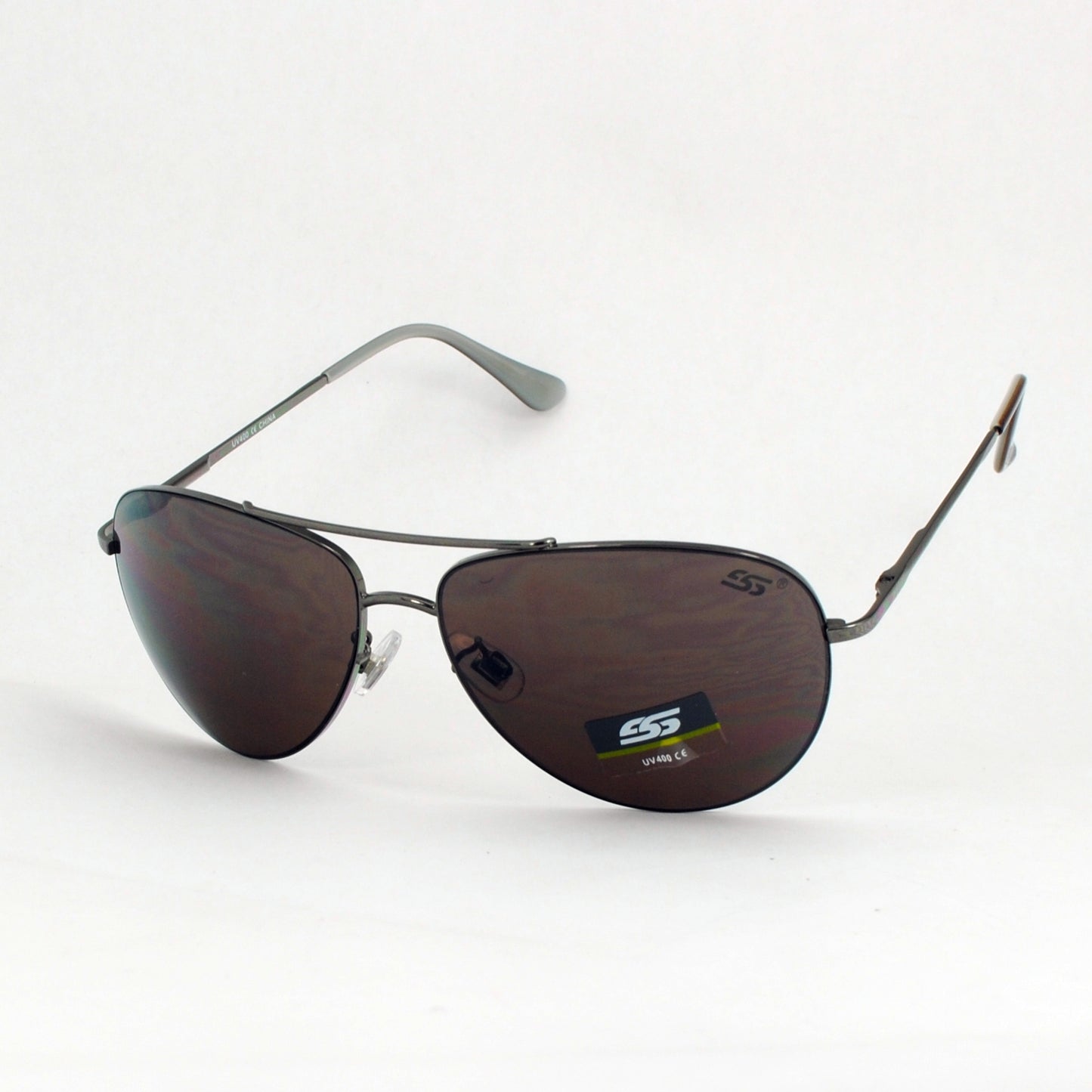 Premium Double-Bridge Aviators with Gradient & Solid Color Tints SS8009
