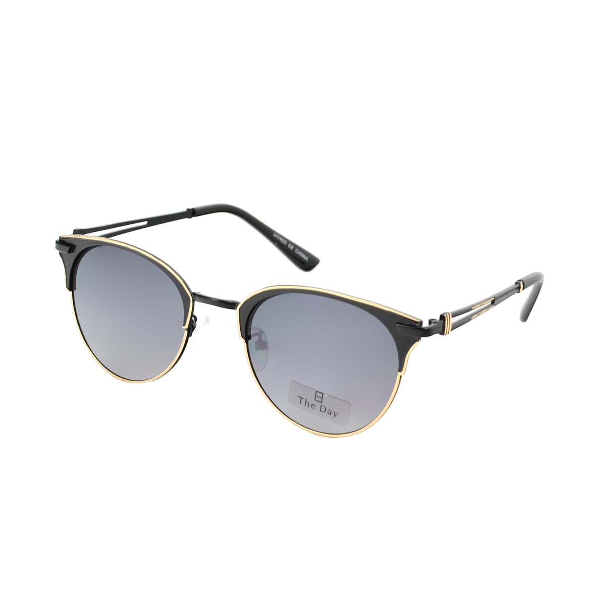 Modern Clubmaster Sunglasses with Split Temple Design TD10157
