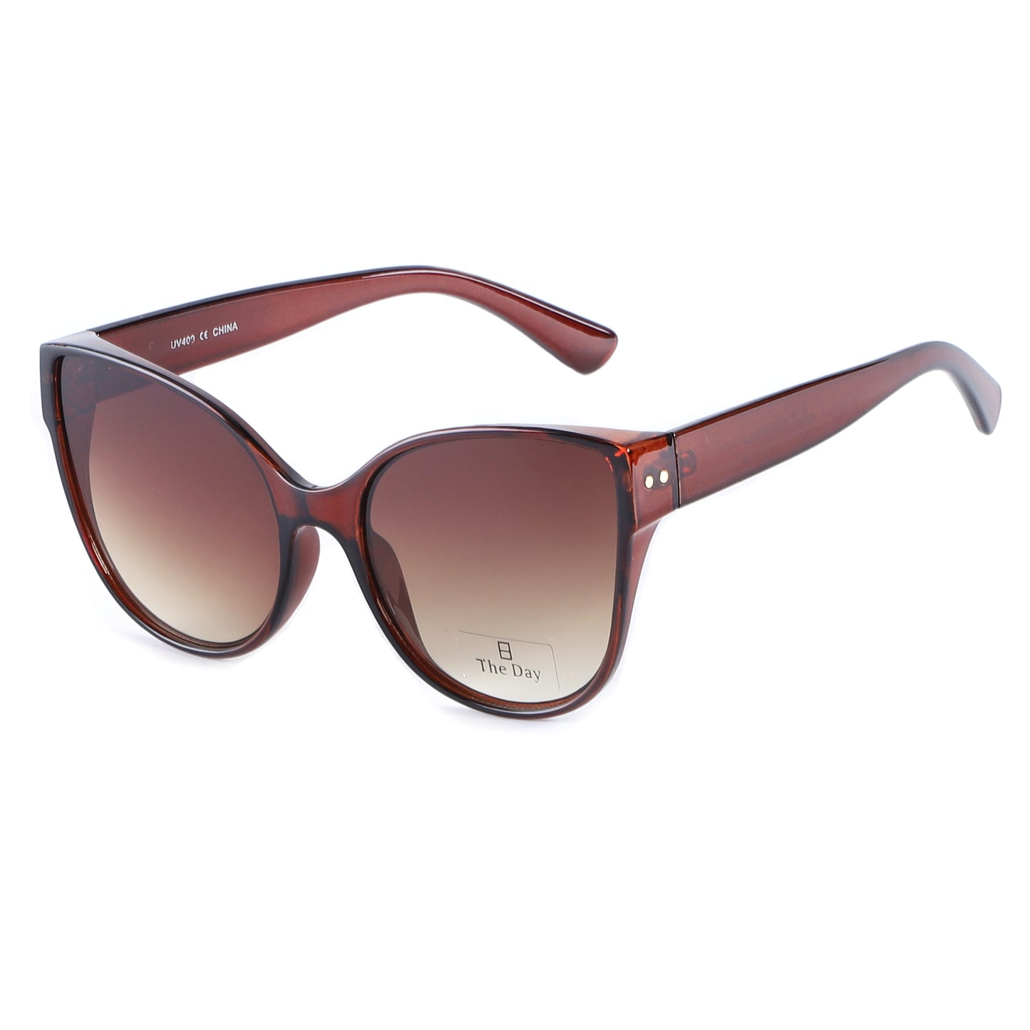 Vintage-Inspired Luxe Cat-Eye Sunglasses with Gradient Lens TD10418