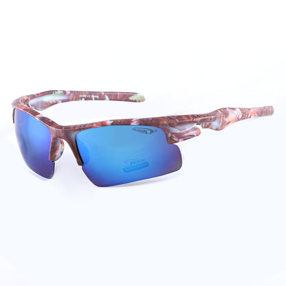 Coolook Semi-Rimless Camo Print Sunglasses CL10843