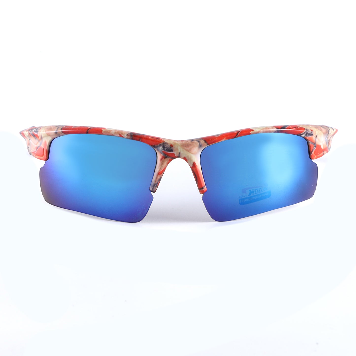 Coolook Semi-Rimless Camo Print Sunglasses CL10843