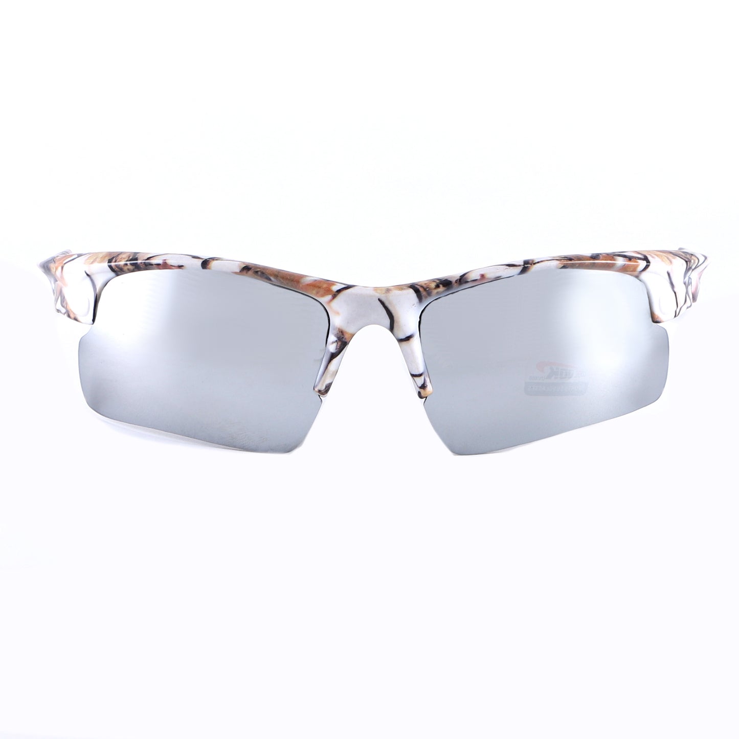 Coolook Semi-Rimless Camo Print Sunglasses CL10843