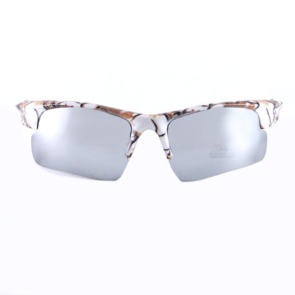 Coolook Semi-Rimless Camo Print Sunglasses CL10843