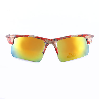Coolook Semi-Rimless Camo Print Sunglasses CL10843