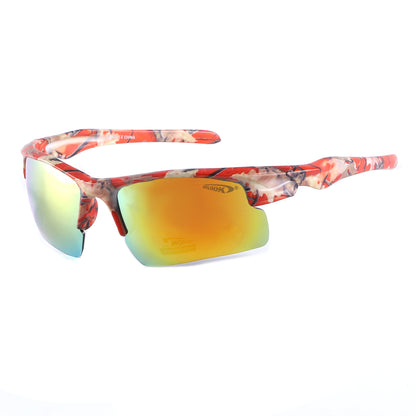 Coolook Semi-Rimless Camo Print Sunglasses CL10843
