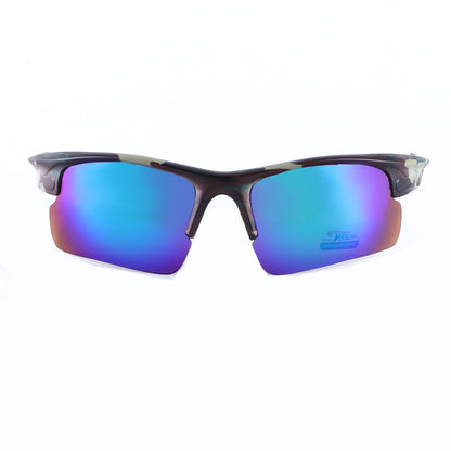 Coolook Semi-Rimless Camo Print Sunglasses CL10843