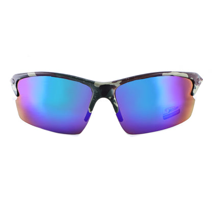 Coolook Semi-Rimless Camo Print Sunglasses CL10844