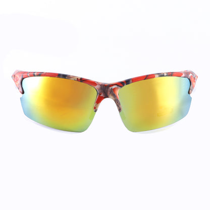 Coolook Semi-Rimless Camo Print Sunglasses CL10844