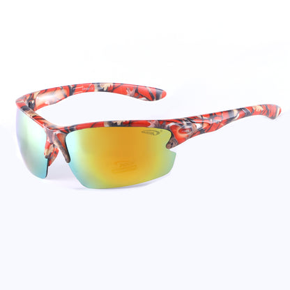 Coolook Semi-Rimless Camo Print Sunglasses CL10844