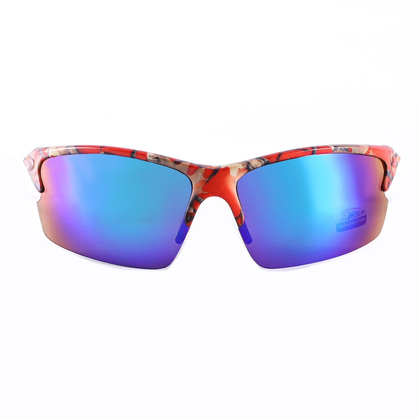 Coolook Semi-Rimless Camo Print Sunglasses CL10844