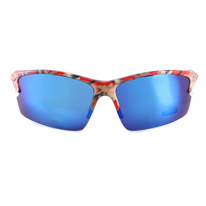 Coolook Semi-Rimless Camo Print Sunglasses CL10844