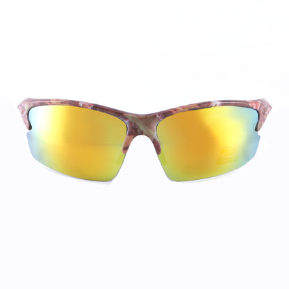 Coolook Semi-Rimless Camo Print Sunglasses CL10844