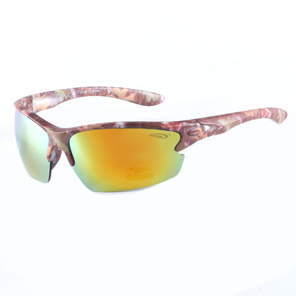 Coolook Semi-Rimless Camo Print Sunglasses CL10844