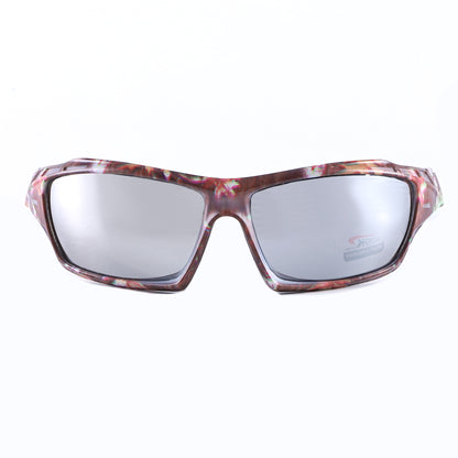 Coolook Semi-Rimless Camo Print Sunglasses CL10845