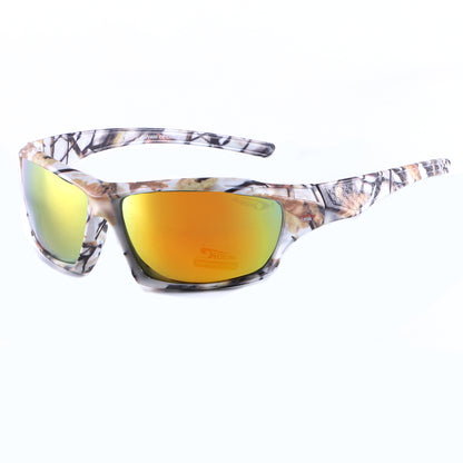 Coolook Semi-Rimless Camo Print Sunglasses CL10845