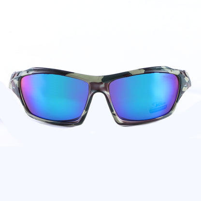 Coolook Semi-Rimless Camo Print Sunglasses CL10845