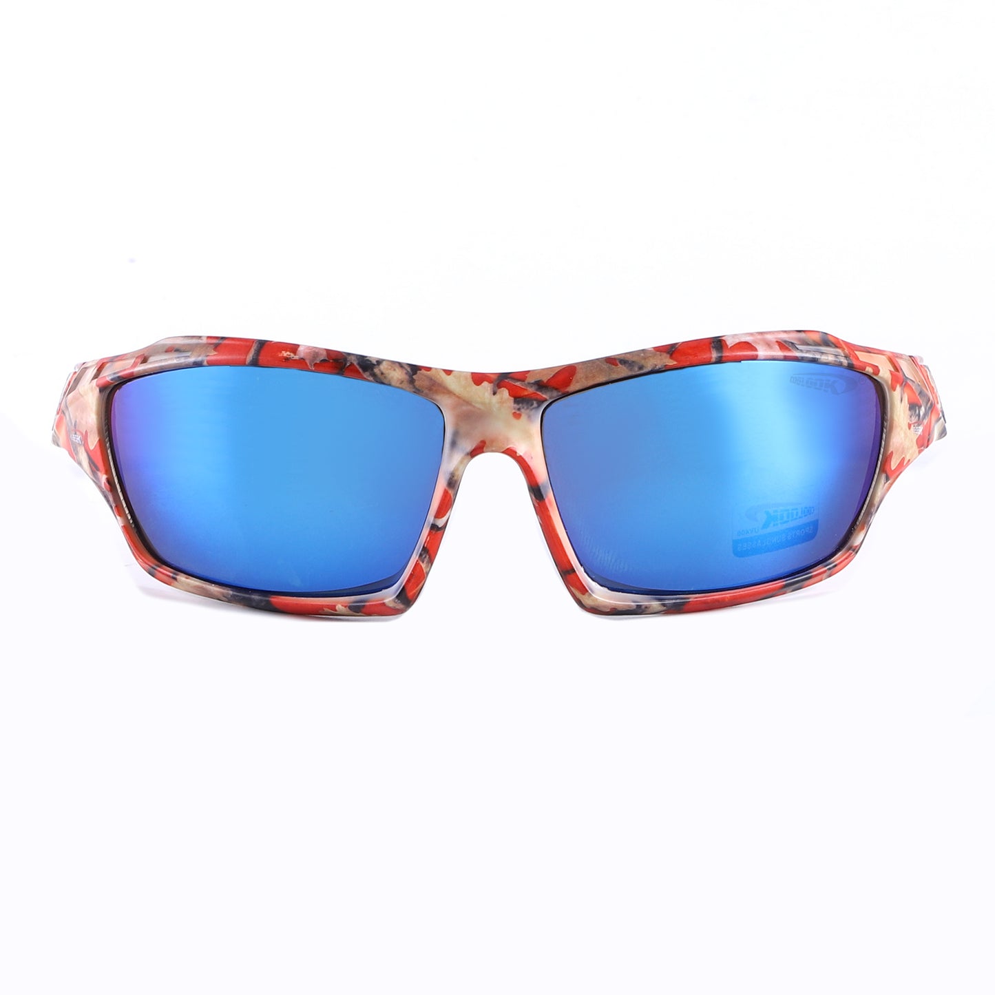 Coolook Semi-Rimless Camo Print Sunglasses CL10845