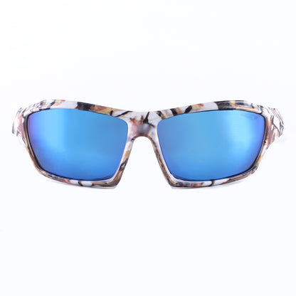 Coolook Semi-Rimless Camo Print Sunglasses CL10845