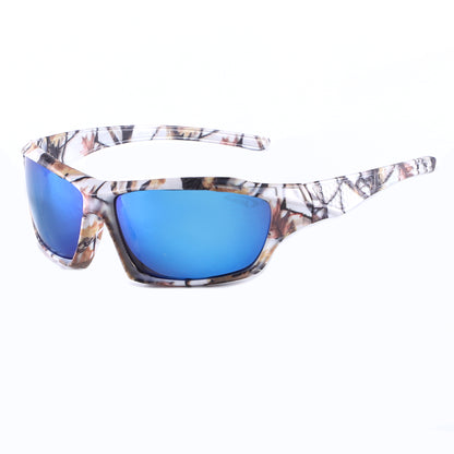 Coolook Semi-Rimless Camo Print Sunglasses CL10845