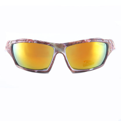 Coolook Semi-Rimless Camo Print Sunglasses CL10845