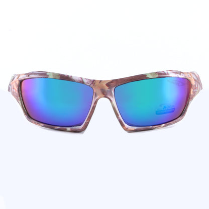 Coolook Semi-Rimless Camo Print Sunglasses CL10845