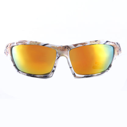 Coolook Semi-Rimless Camo Print Sunglasses CL10845