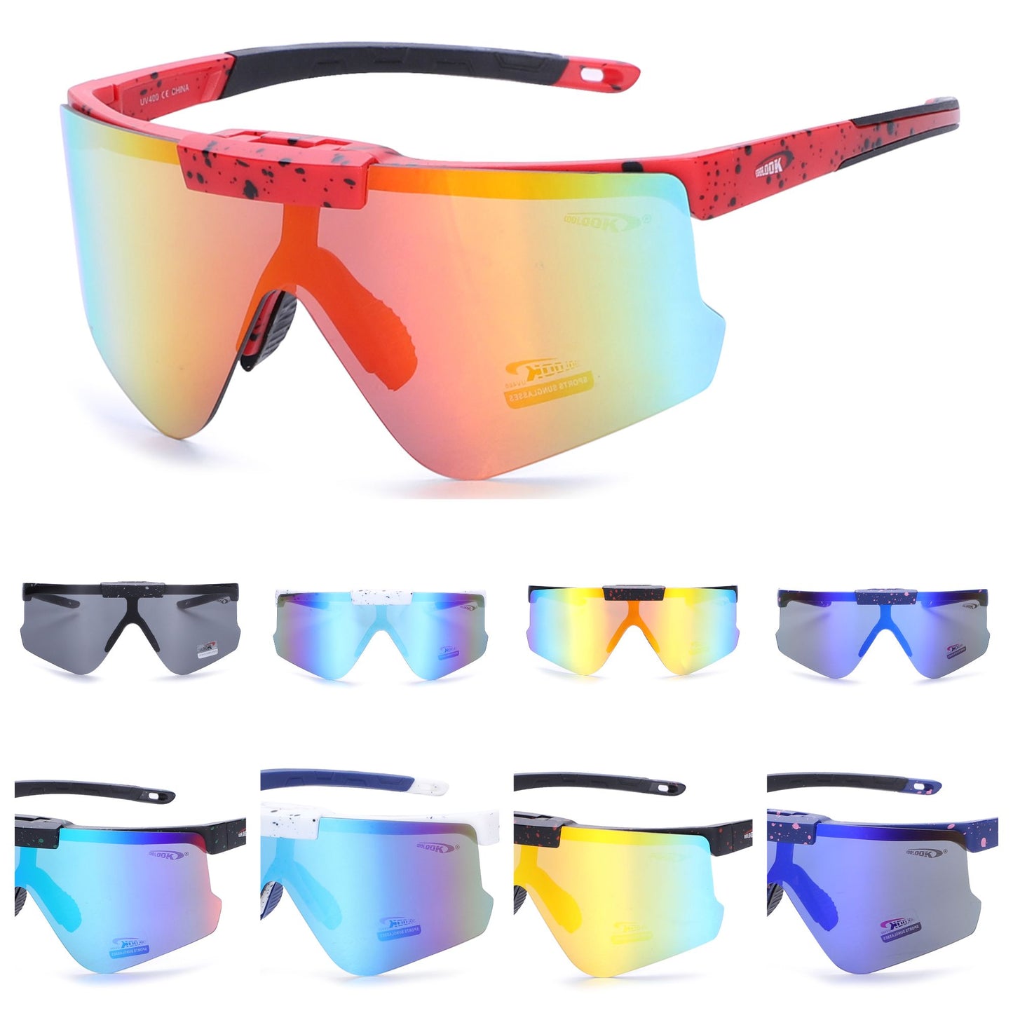 Coolook Shield Wrap Around Sunglasses CL10969-1