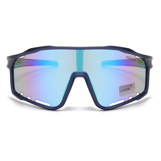 Coolook Shield Wrap Around Mirrored Sunglasses Wholesale CL10998-1