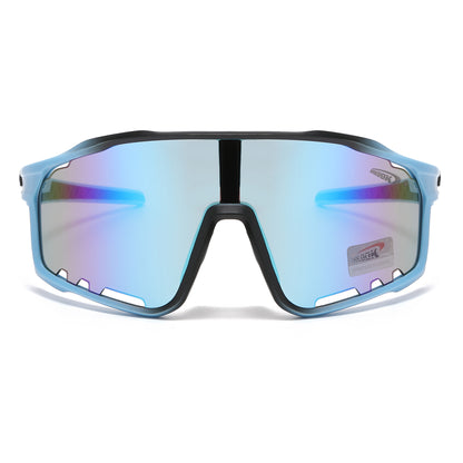 Coolook Shield Wrap Around Mirrored Sunglasses Wholesale CL10998-1