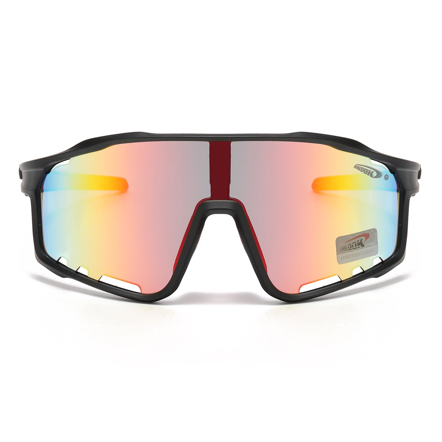 Coolook Shield Wrap Around Mirrored Sunglasses Wholesale CL10998-1