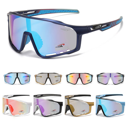 Coolook Shield Wrap Around Mirrored Sunglasses Wholesale CL10998-1