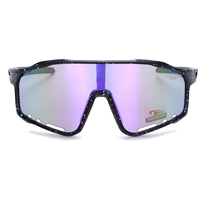 Coolook Shield Wrap Around Mirrored Sunglasses CL10998-2