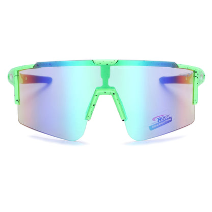 Coolook Shield Wrap Around Mirrored Sunglasses Wholesale  CL11000-2
