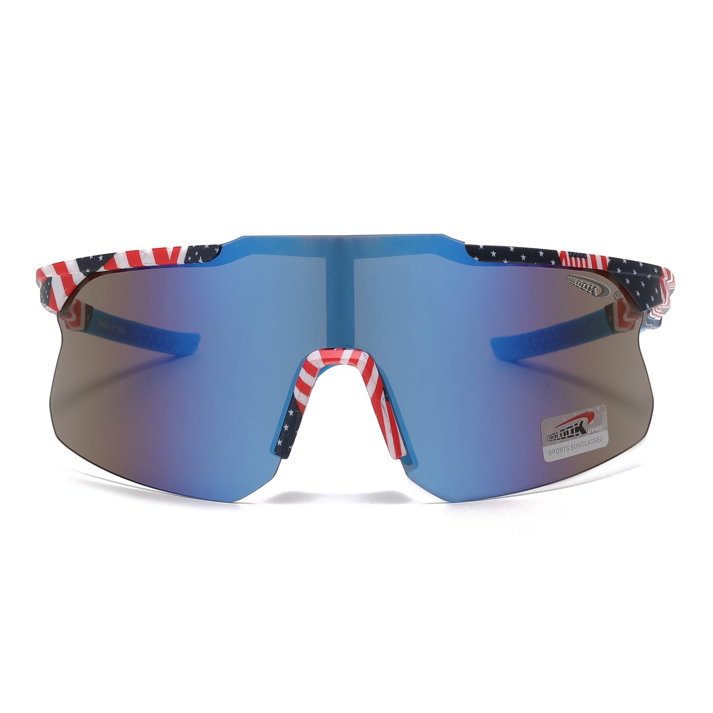 Coolook Men's USA Flag Shield Sunglasses CL11084
