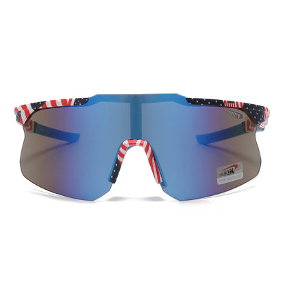 Coolook Men's USA Flag Shield Sunglasses CL11084