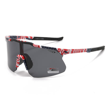 Coolook Men's USA Flag Shield Sunglasses CL11084