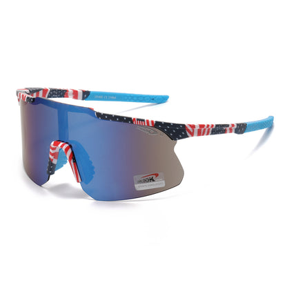 Coolook Men's USA Flag Shield Sunglasses CL11084